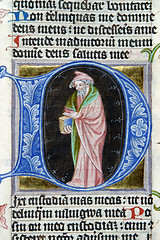 Image showing Illustration in an old bible book