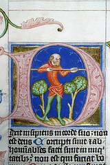 Image showing Illustration in an old bible book