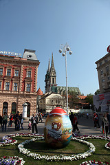 Image showing Croatian Easter eggs