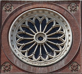 Image showing Rose window