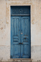 Image showing An oriental entrance door