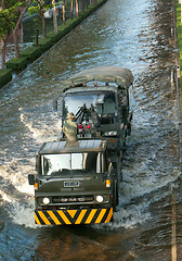 Image showing Monsoon flooding in Bangkok, November 2011