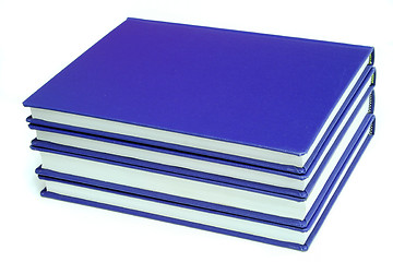 Image showing blue books