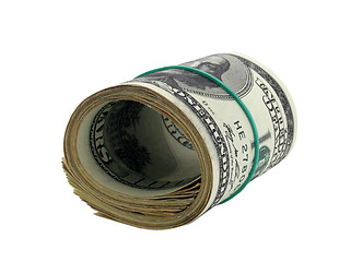 Image showing roll of dollars
