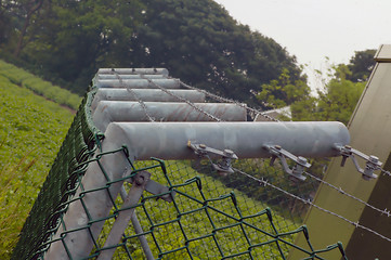 Image showing security fence