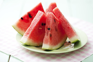 Image showing watermelon slices