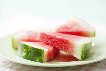 Image showing watermelon slices