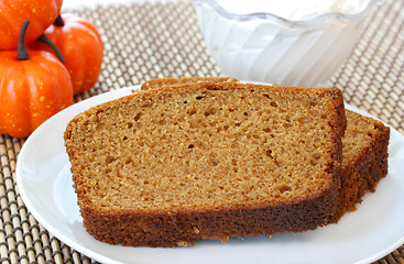 Image showing Pumpkin Pound Cake Slices