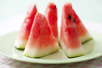 Image showing watermelon slices