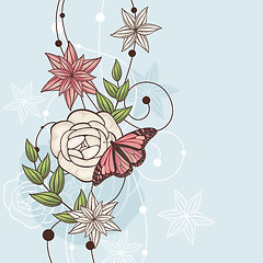 Image showing floral vector illustration