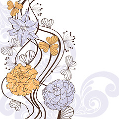 Image showing lovely floral background