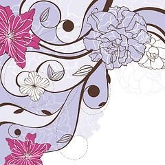 Image showing lovely floral background 