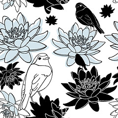 Image showing vector seamless floral background