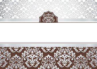 Image showing abstract invitation frame