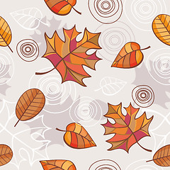 Image showing seamless floral background