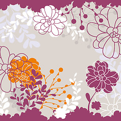 Image showing lovely floral card