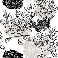 Image showing seamless floral pattern