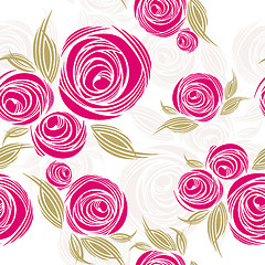 Image showing decorative seamless pattern