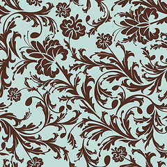 Image showing seamless floral pattern