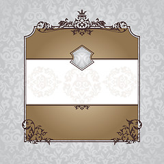 Image showing royal ornate vintage frame