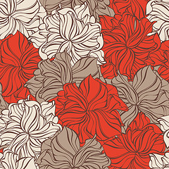 Image showing decorative seamless pattern