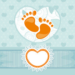 Image showing cute baby card