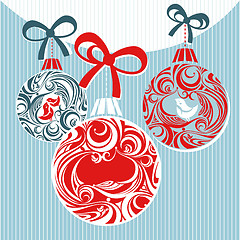 Image showing Christmas decorative card