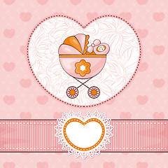 Image showing cute baby card