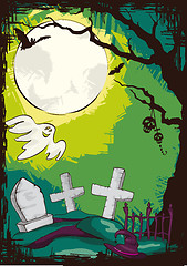 Image showing Halloween vector background