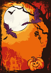 Image showing Halloween vector background