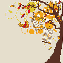 Image showing vector autumn background