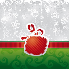 Image showing Christmas card vector illustration