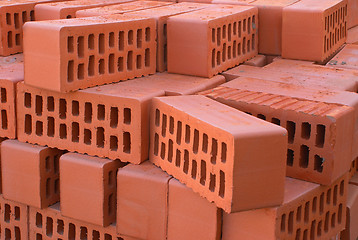 Image showing Red bricks.