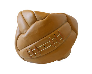 Image showing Launched (deflated) volleyball.