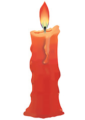 Image showing Burning candle.