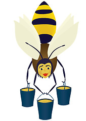 Image showing Abstract bee.