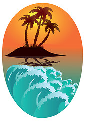 Image showing Tropical island.