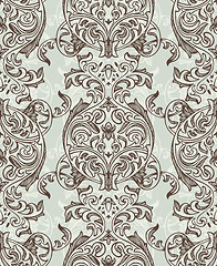 Image showing retro seamless floral pattern