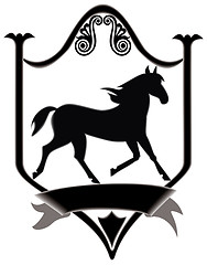 Image showing Icon title horse.