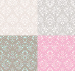 Image showing decorative seamless patterns