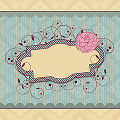 Image showing vector vintage frame