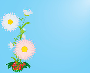 Image showing Abstract flower background.