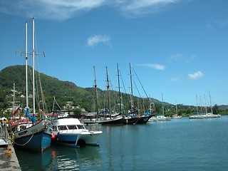 Image showing Seychelles harbour