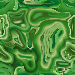 Image showing Structure of a mineral malachite seamless pattern.