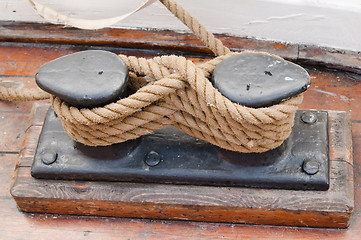 Image showing fastened a rope