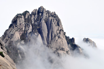 Image showing Landscape of rocky mountains