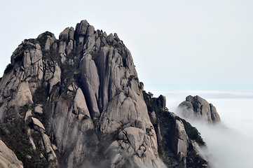 Image showing Landscape of rocky mountains