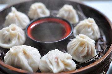 Image showing Steamed dumplings