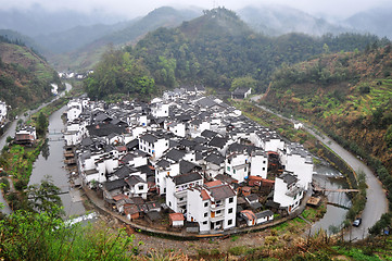 Image showing Traditional Chinese village