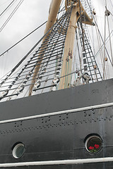 Image showing Masts and Sails